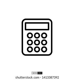Calculator icon, design inspiration vector template for web design or mobile app