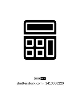 Calculator icon, design inspiration vector template for web design or mobile app