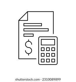 Calculator icon design. isolated on white background. vector illustration