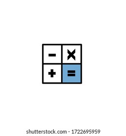 calculator icon, design logo, vector ilustration