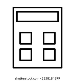 Calculator icon design for personal commercial use 
