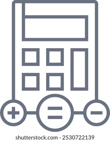 Calculator icon design for personal commercial use