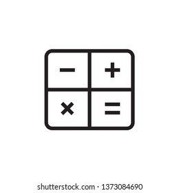 calculator icon design template