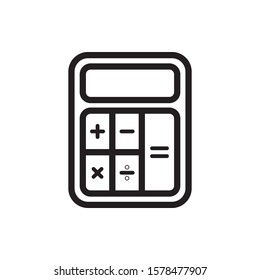 Calculator icon design template EPS 10