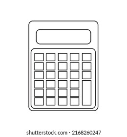 calculator icon design template isolated