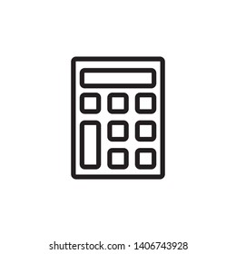 calculator  icon design template. Trendy style, vector eps 10