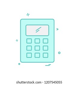 Calculator icon design vector