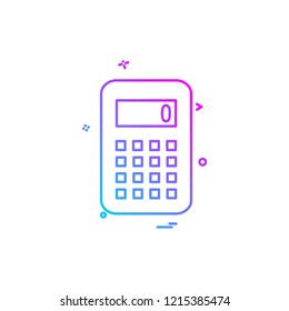 Calculator icon design vector Calculator icon design vector