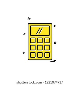 Calculator icon design vector