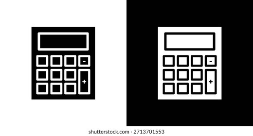Calculadora ícone design vetor coleção. ícones planos.