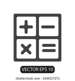 calculator icon design, vector eps10