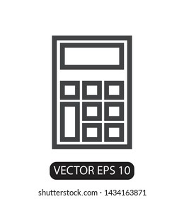 calculator icon design, vector eps10