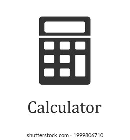 calculator icon design vector graphics