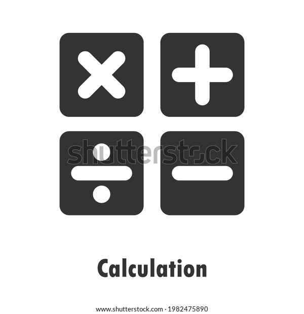 calculator icon design vector\
graphics