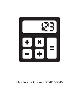 Calculator icon design vector Idea for print and web use.