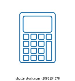 Calculator Icon Design Vektorgrafik Idee für Druck und Web-Nutzung.