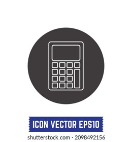Calculator icon design vector Idea for print and web use.