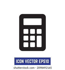 Calculator icon design vector Idea for print and web use.