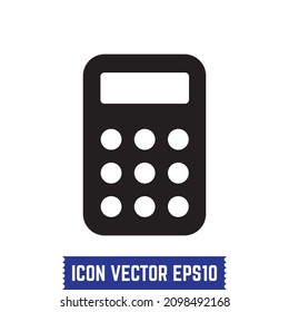 Calculator icon design vector Idea for print and web use.