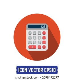 Calculator icon design vector Idea for print and web use.