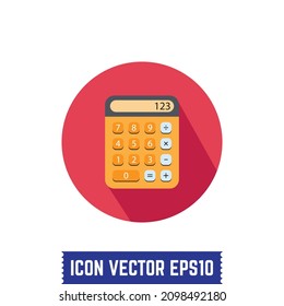 Calculator icon design vector Idea for print and web use.