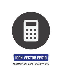 Calculator icon design vector Idea for print and web use.