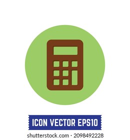 Calculator icon design vector Idea for print and web use.
