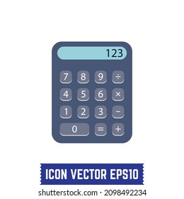 Calculator icon design vector Idea for print and web use.