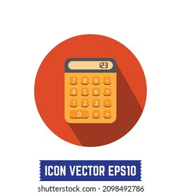 Calculator icon design vector Idea for print and web use.