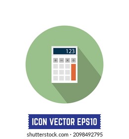 Calculator icon design vector Idea for print and web use.