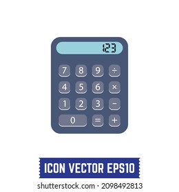 Calculator icon design vector Idea for print and web use.