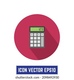 Calculator icon design vector Idea for print and web use.