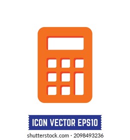 Calculator icon design vector Idea for print and web use.