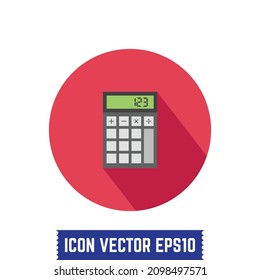 Calculator icon design vector Idea for print and web use.