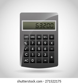 calculator icon design, vector illustration eps10 graphic 