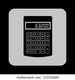 calculator icon design, vector illustration eps10 graphic 