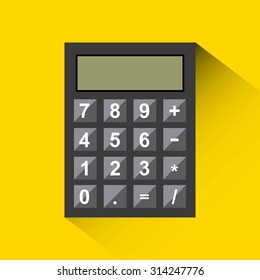 calculator icon design, vector illustration eps10 graphic 