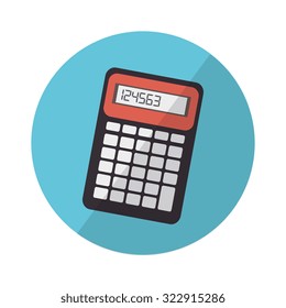 calculator icon design, vector illustration eps10 graphic 