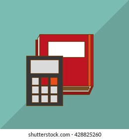 Calculator icon  design, vector illustration