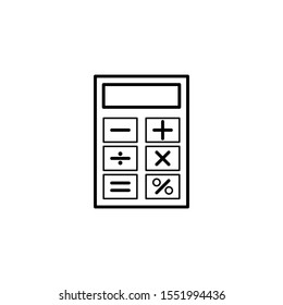 calculator icon design vector template