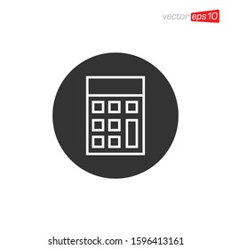 Calculator Icon Design Vector Template