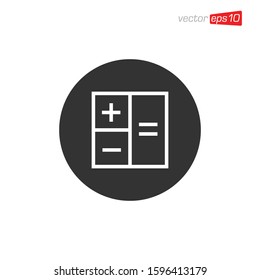 Calculator Icon Design Vector Template