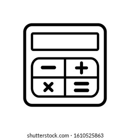 calculator icon design vector template