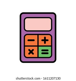 calculator icon design vector template