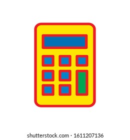 calculator icon design vector template