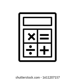 calculator icon design vector template