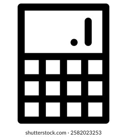 Calculator Icon for E-Commerce Shop