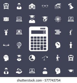 calculator icon. Education icons universal set for web and mobile