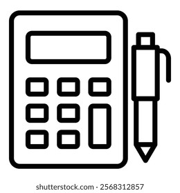 Calculator Icon Element For Design