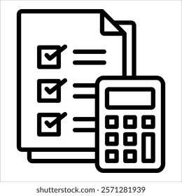 Calculator Icon Element For Design